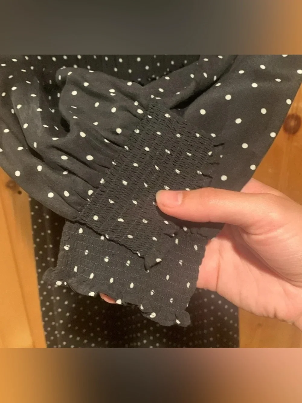 SEZANE Louisa silk polka dot midi dress - Picture 5 of 9